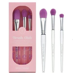 SPECTRUM COLLECTIVES 3 Piece Brush Club Face Set BRAND NEW/SEALED